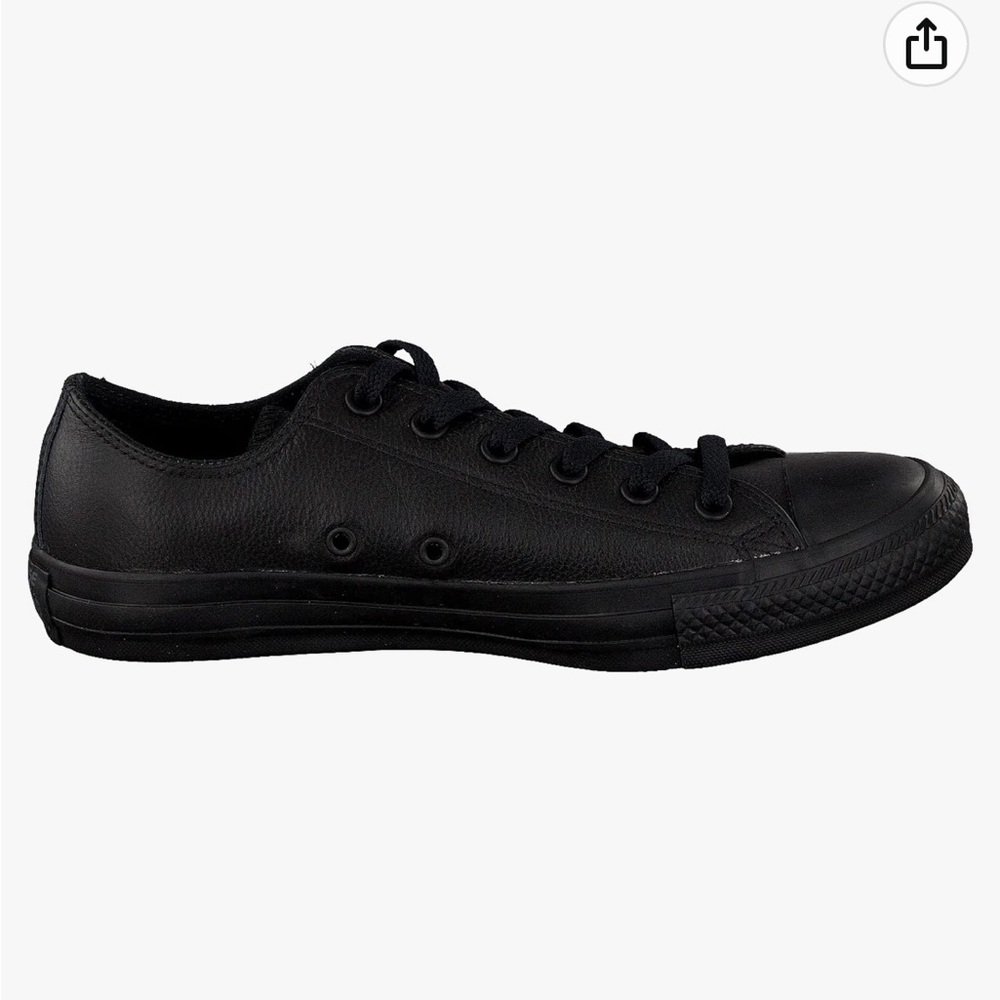 NWOB- Converse all stars new leather low cut/ profile sneakers size 7.5 - Picture 6 of 13